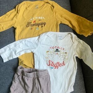 My First Thanksgiving 6-9 month outfit